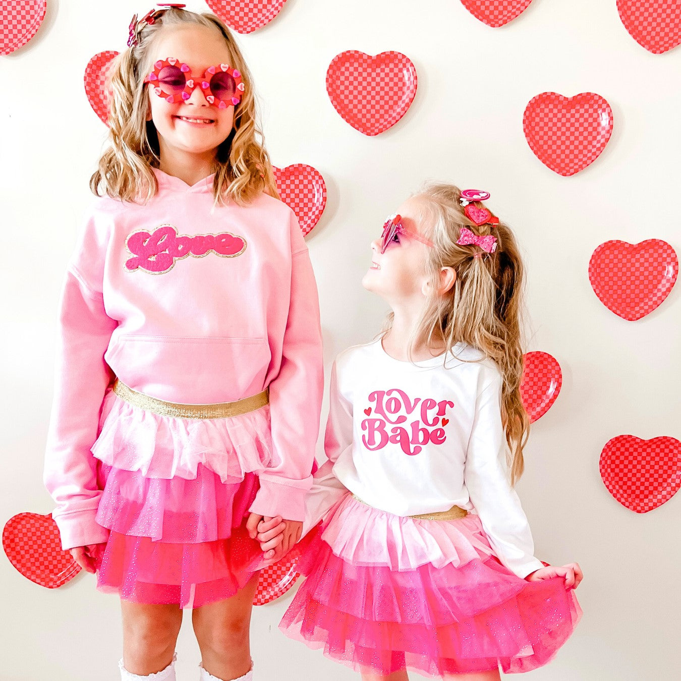 Sweet Wink Pink Petal Tutu - Dress Up Skirt - Kids Valentine's Day Tutu